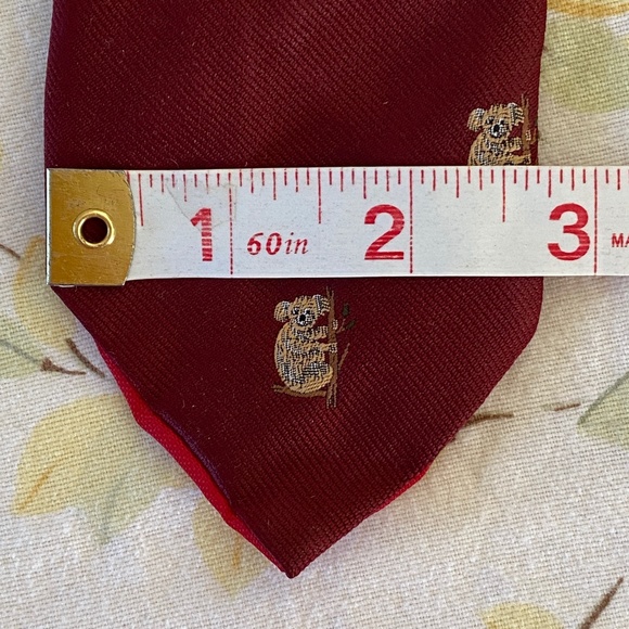 VTG I Polo Vogue I Koala Bear Slim Tie I 1980s I Made in Australia - Picture 8 of 16